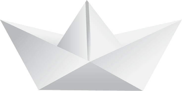 Origami boat